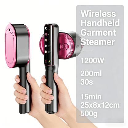 Ironix Pro™ Portable Garment Steamer 2-in-1 Steam Iron for Wrinkle-Free Clothes