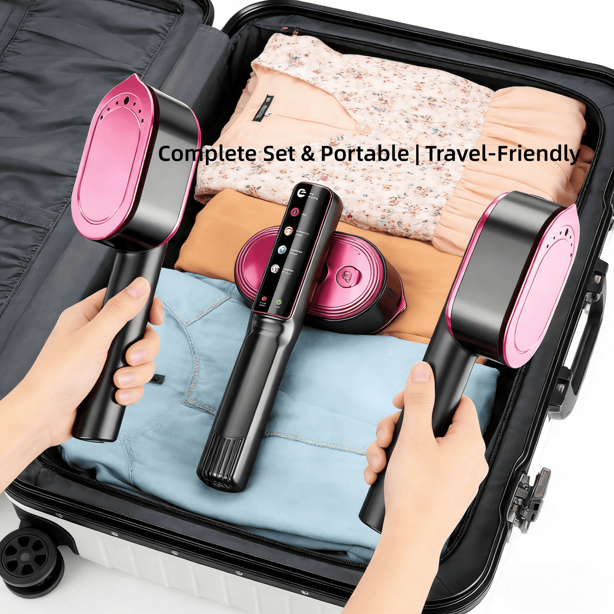 Ironix Pro™ Portable Garment Steamer 2-in-1 Steam Iron for Wrinkle-Free Clothes